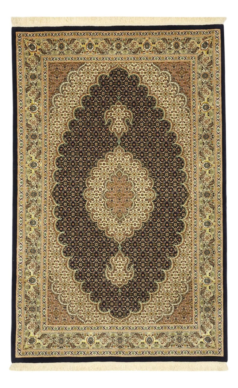 Persisk matta - Tabriz - Royal - Halsband i siden - 160 x 98 cm - mörk beige
