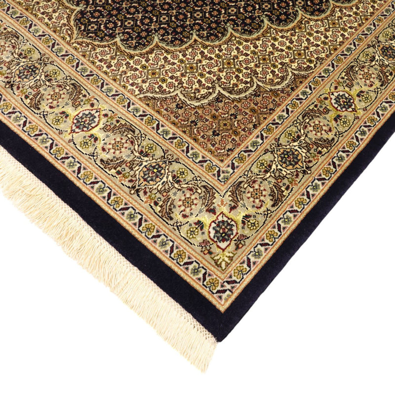 Persisk matta - Tabriz - Royal - Halsband i siden - 160 x 98 cm - mörk beige