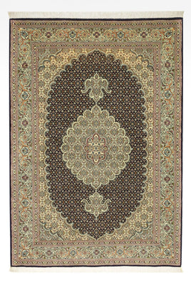 Persisk matta - Tabriz - Royal - 147 x 100 cm - mörk beige