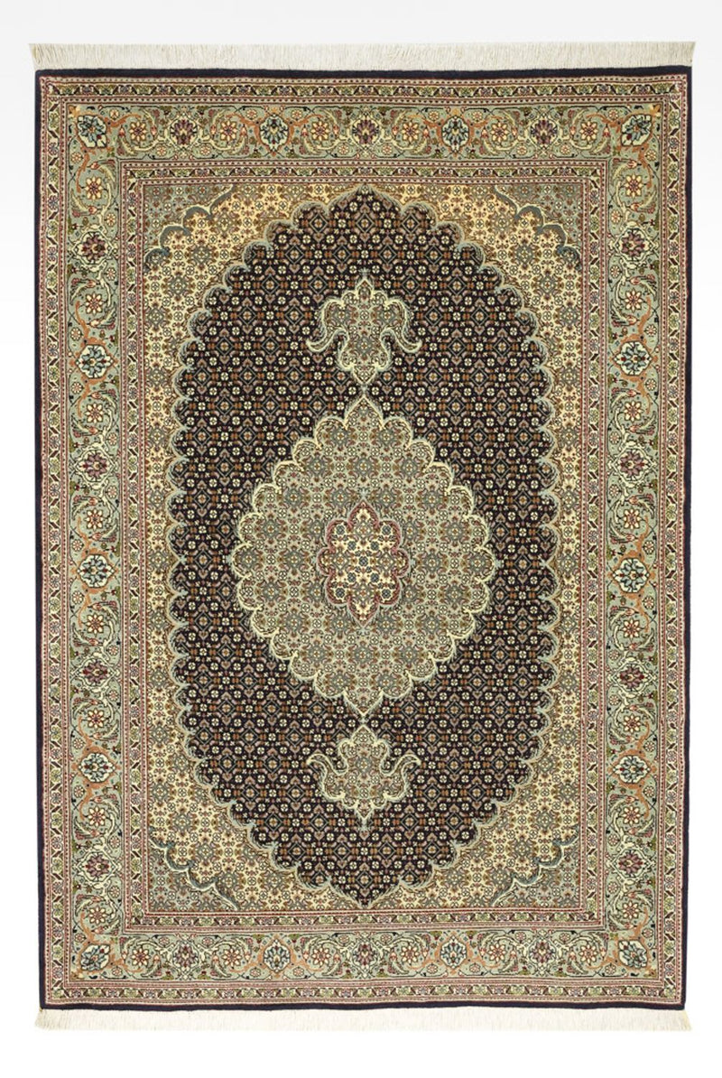 Persisk matta - Tabriz - Royal - 147 x 100 cm - mörk beige