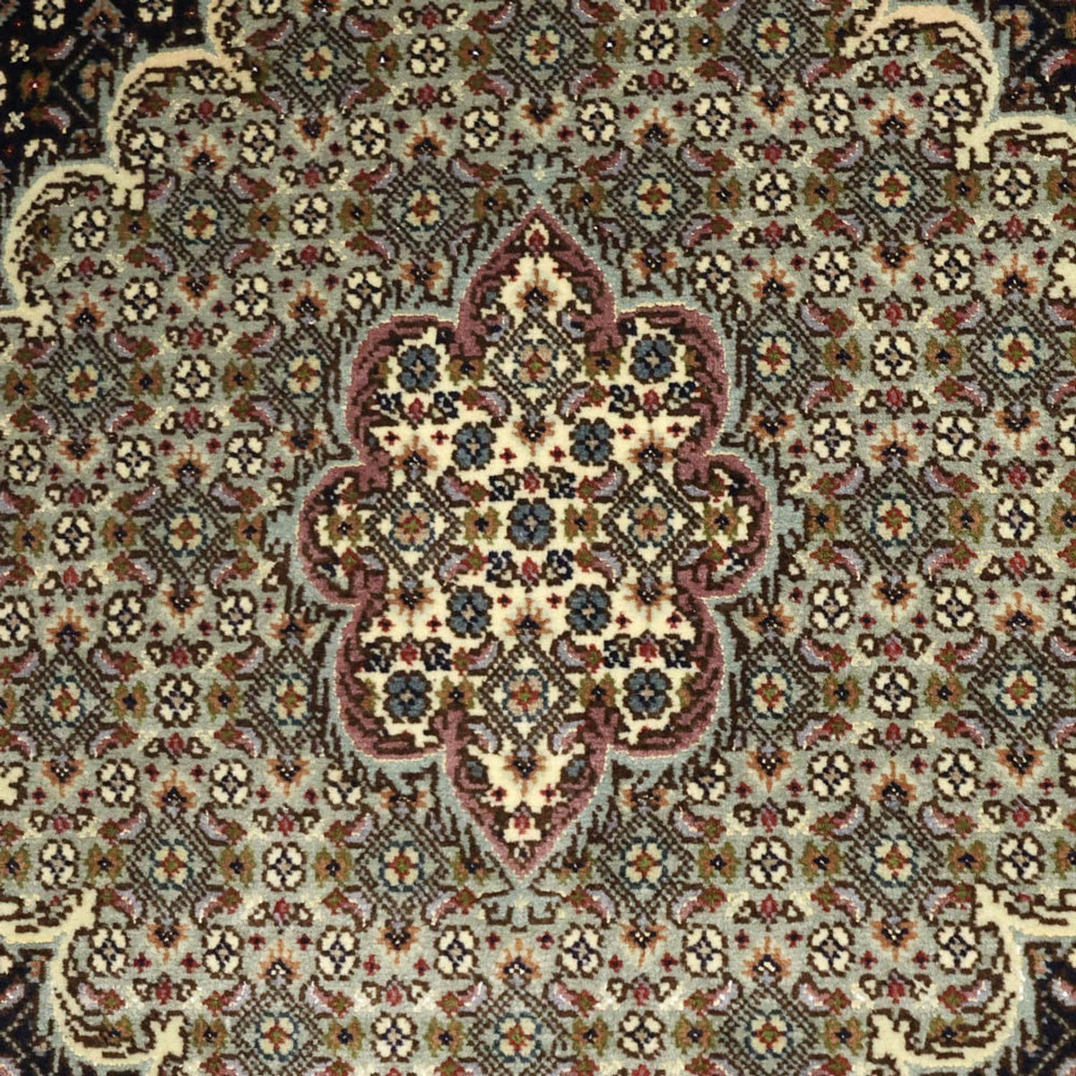 Persisk matta - Tabriz - Royal - 147 x 100 cm - mörk beige