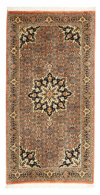 Persisk matta - Bijar - 133 x 73 cm - mörk beige