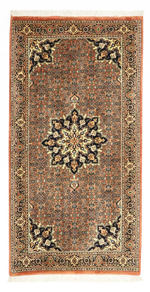 Persisk matta - Bijar - 133 x 73 cm - mörk beige