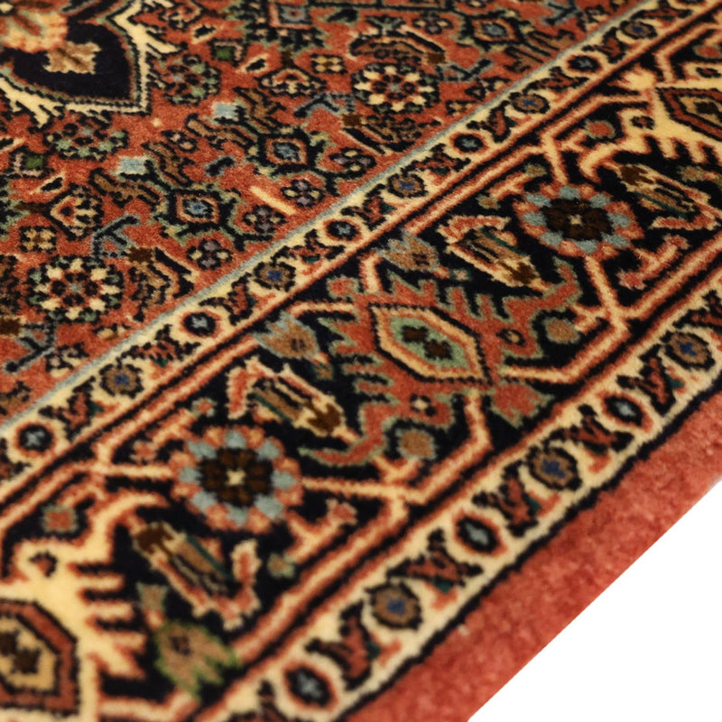 Persisk matta - Bijar - 133 x 73 cm - mörk beige