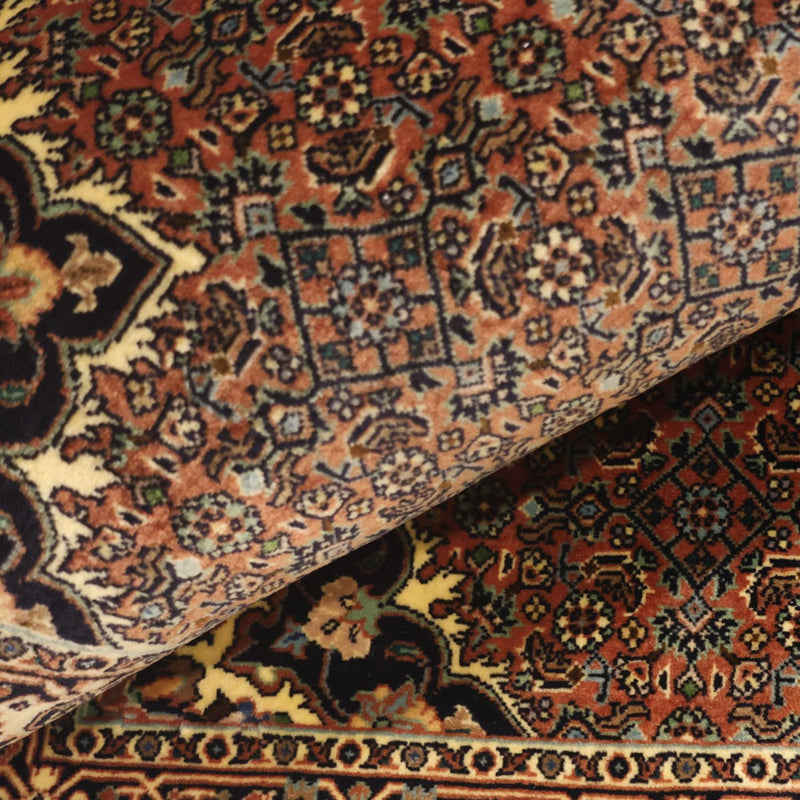 Persisk matta - Bijar - 133 x 73 cm - mörk beige