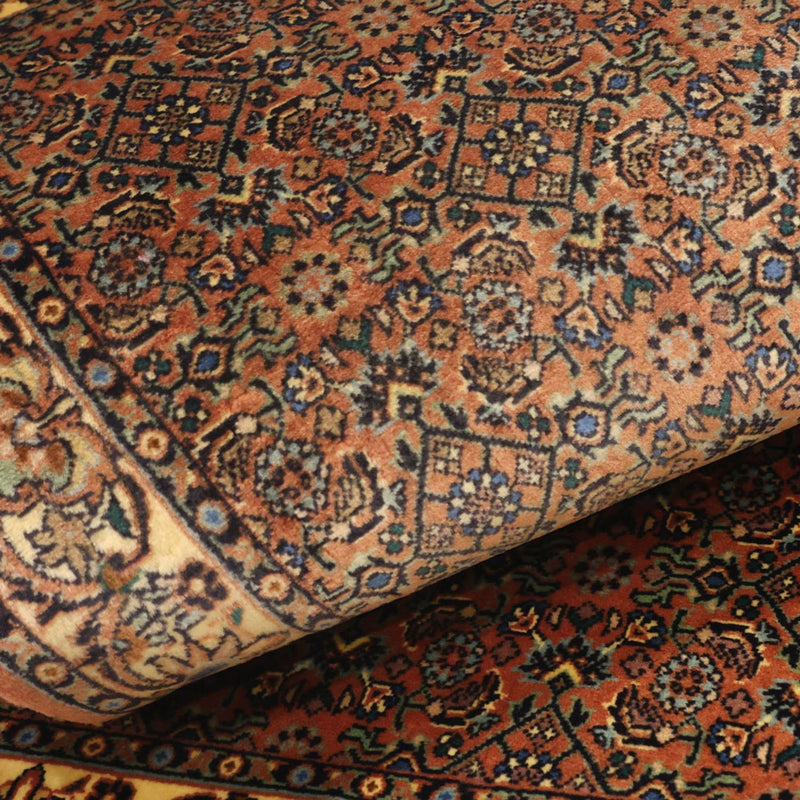 Persisk matta - Bijar - 144 x 71 cm - mörk beige