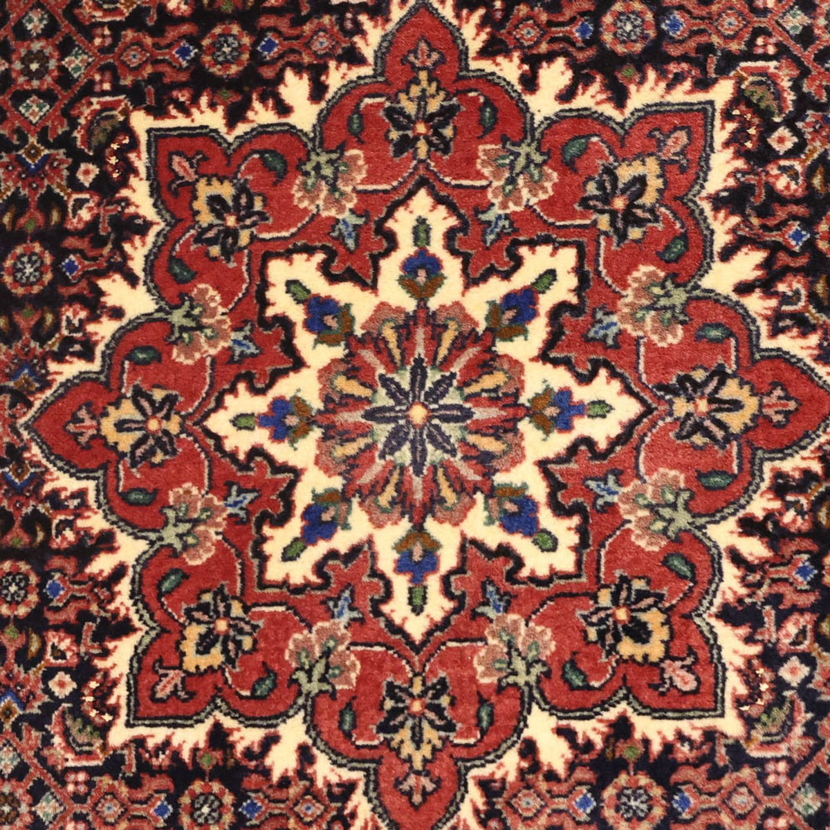 Persisk matta - Bijar - 146 x 90 cm - mörk beige