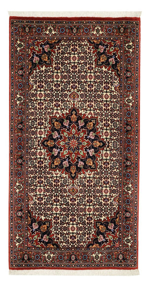 Persisk matta - Bijar - 137 x 72 cm - mörk beige