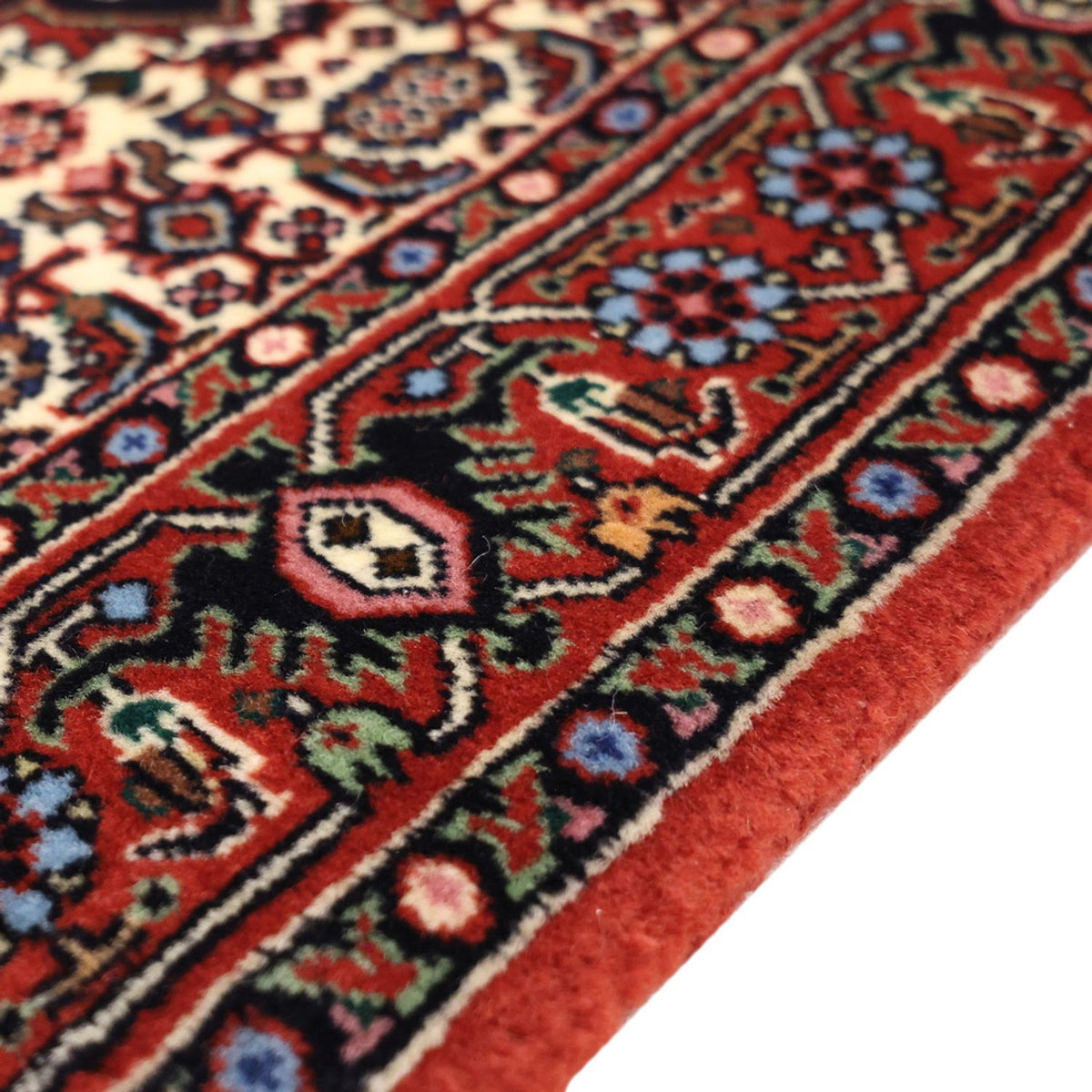 Persisk matta - Bijar - 137 x 72 cm - mörk beige