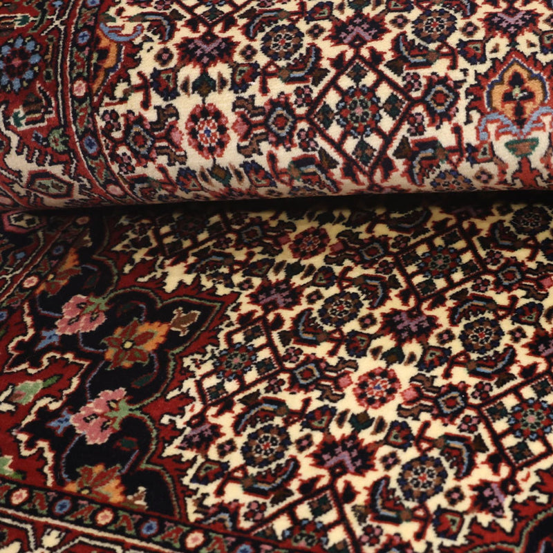 Persisk matta - Bijar - 137 x 72 cm - mörk beige