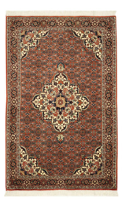 Persisk matta - Bijar - 141 x 89 cm - mörk beige