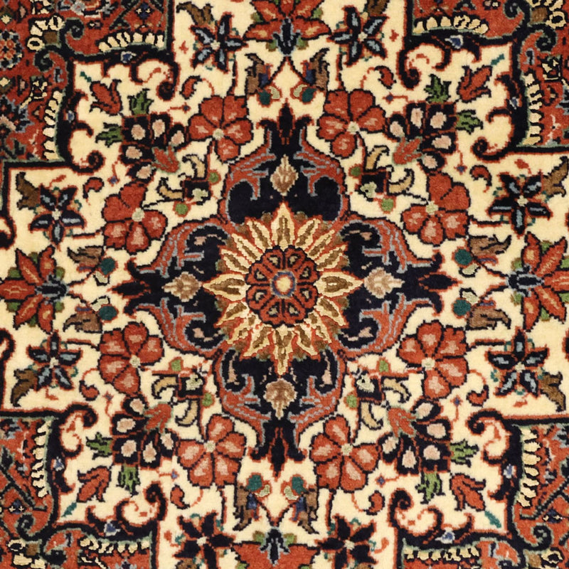 Persisk matta - Bijar - 141 x 89 cm - mörk beige