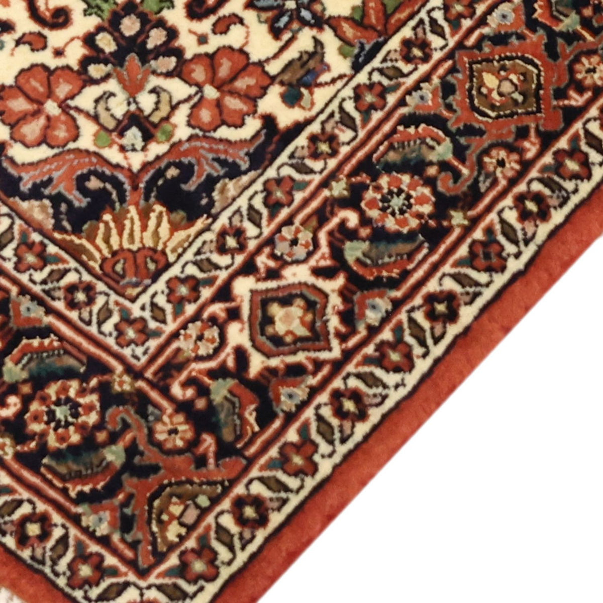 Persisk matta - Bijar - 141 x 89 cm - mörk beige