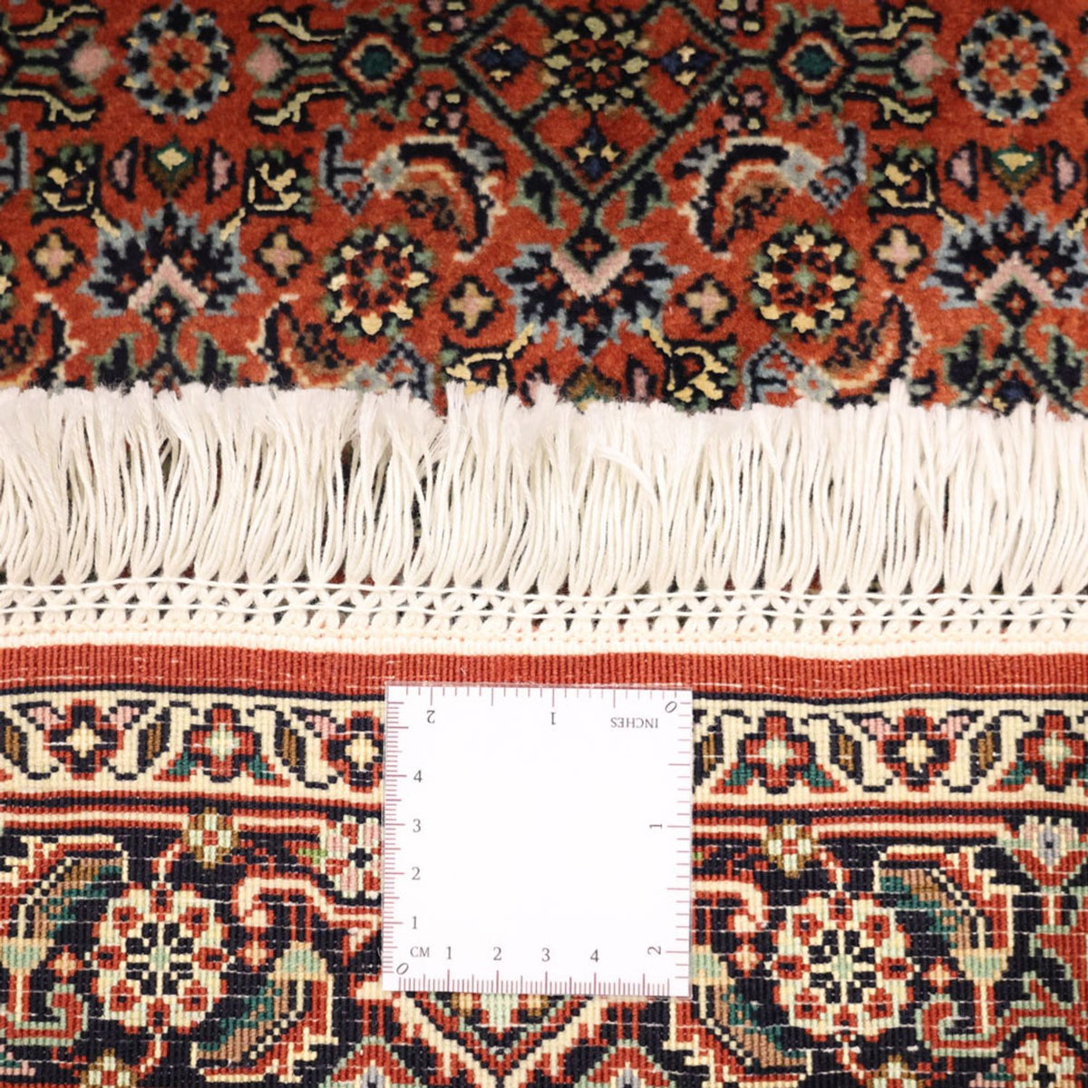 Persisk matta - Bijar - 141 x 89 cm - mörk beige