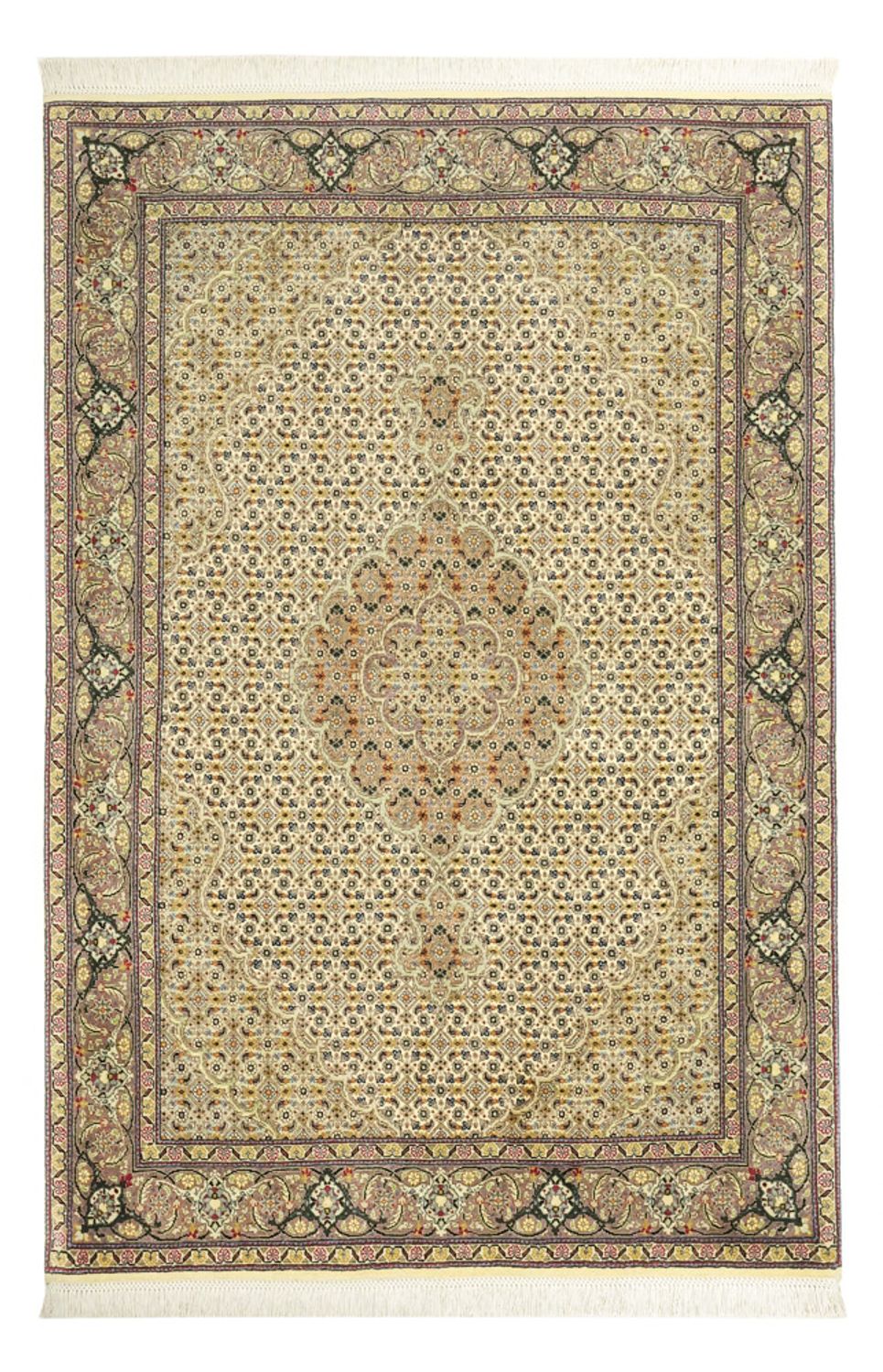 Persisk matta - Tabriz - Royal - 152 x 101 cm - olivgrön