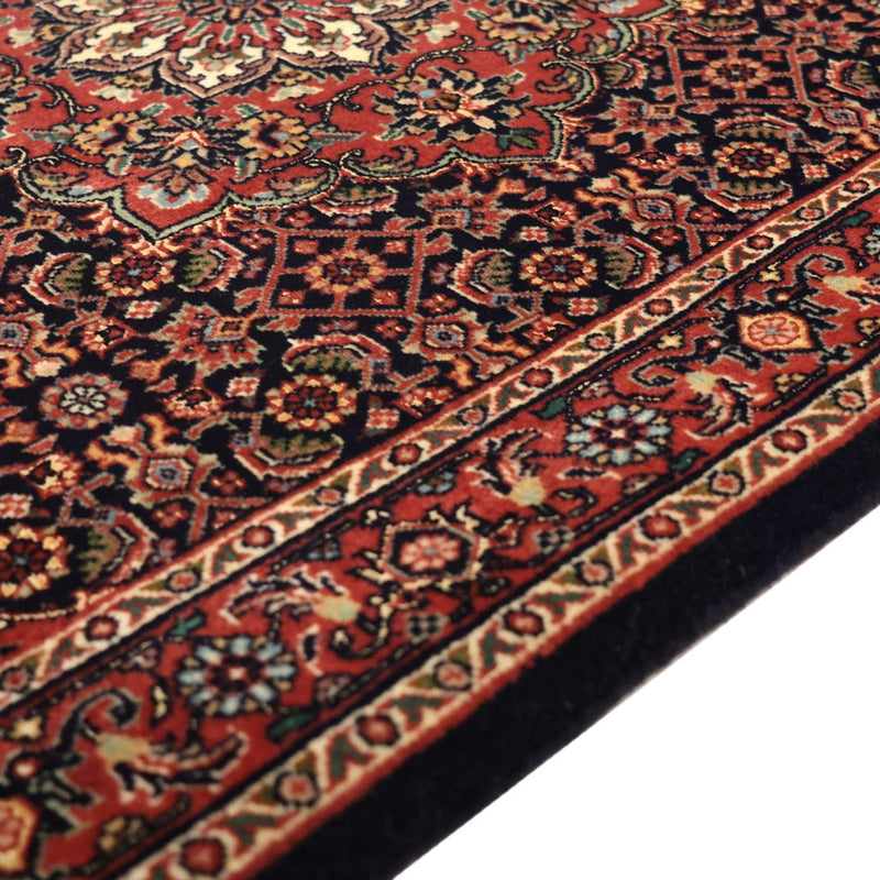 Persisk matta - Bijar - 131 x 79 cm - mörkröd