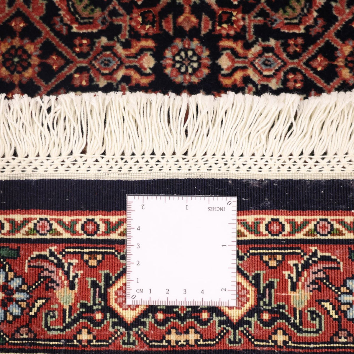 Persisk matta - Bijar - 131 x 79 cm - mörkröd