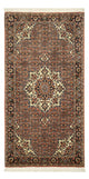 Persisk matta - Bijar - 144 x 70 cm - mörk beige