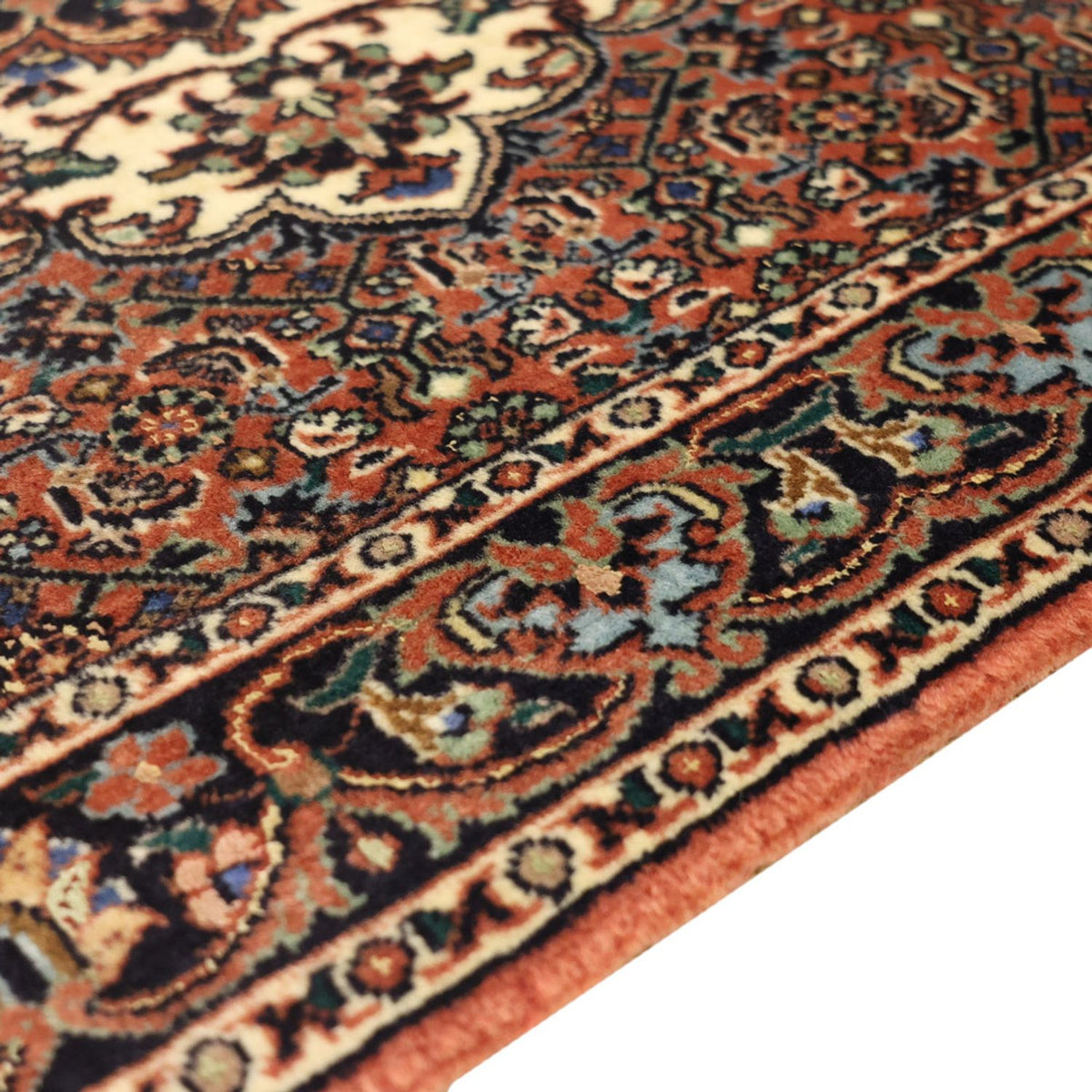 Persisk matta - Bijar - 144 x 70 cm - mörk beige