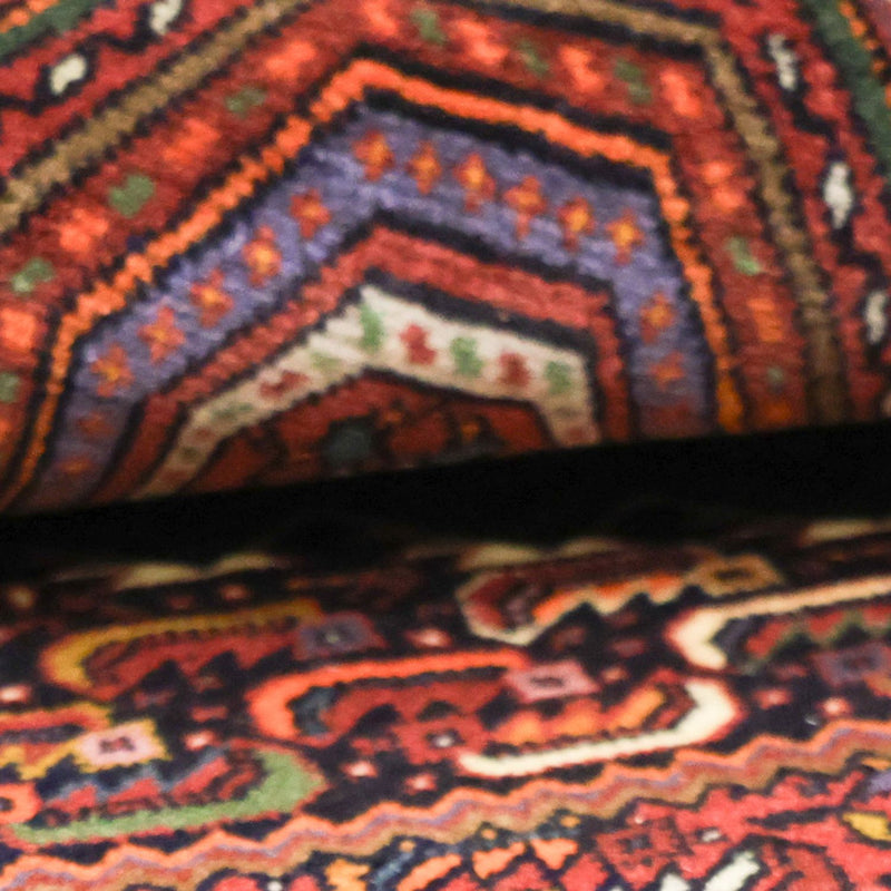 Persisk matta - Nomadic - 150 x 100 cm - mörkröd