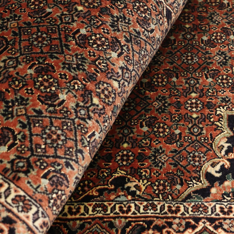 Persisk matta - Bijar - 151 x 87 cm - mörk beige