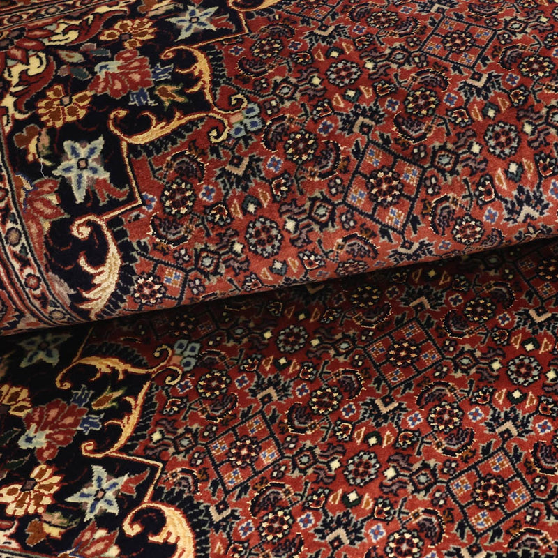 Persisk matta - Bijar - 153 x 91 cm - mörkröd