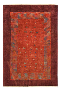 Gabbeh-matta - Kashkuli Persiska - 157 x 104 cm - röd