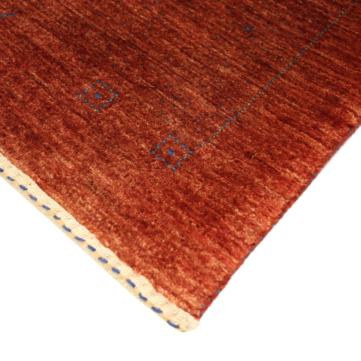 Gabbeh-matta - Kashkuli Persiska - 122 x 79 cm - mörkröd