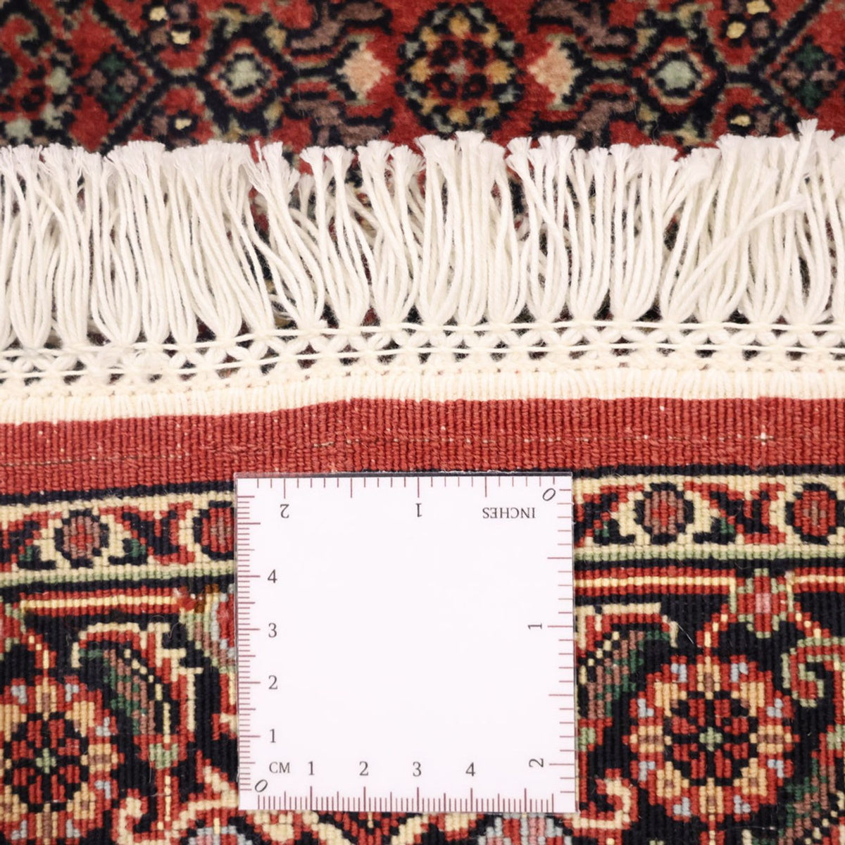 Persisk matta - Bijar - 136 x 70 cm - mörkröd