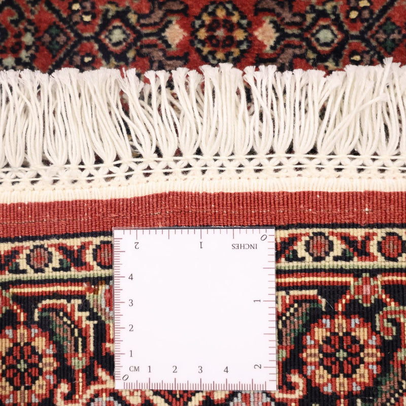 Persisk matta - Bijar - 136 x 70 cm - mörkröd