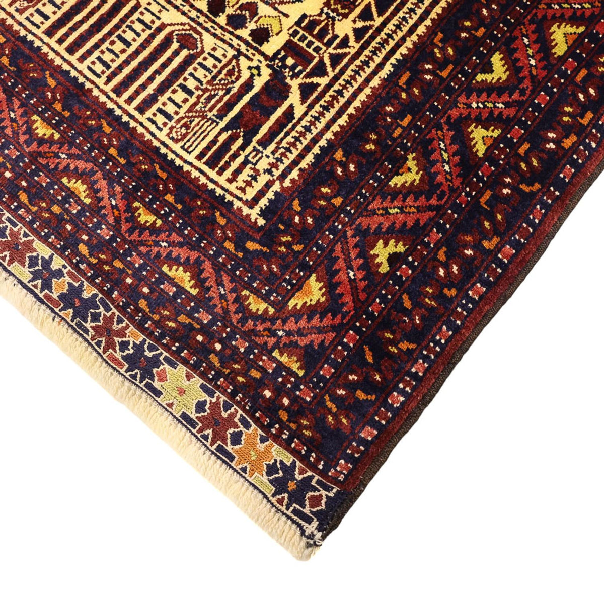 Baluch-matta - 142 x 96 cm - flerfärgad