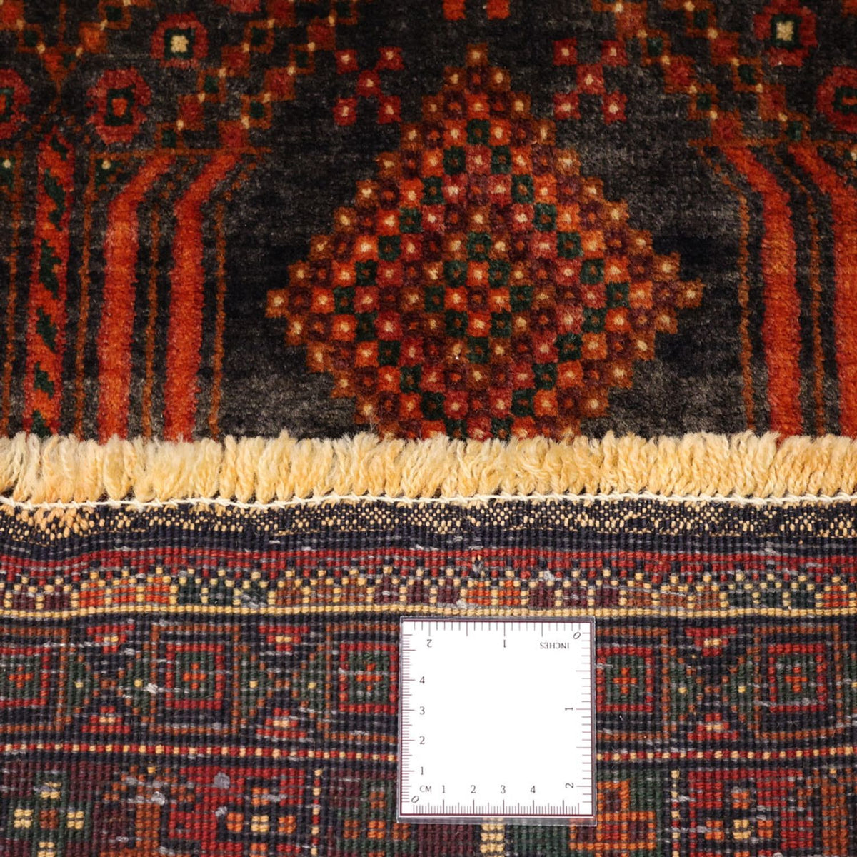 Runner Baluch-matta - 292 x 110 cm - mörkröd