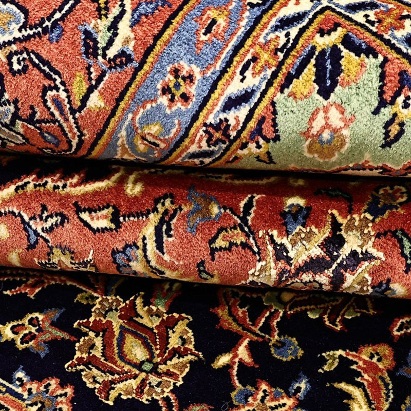 Persisk matta - Bijar - Kungliga - 220 x 136 cm - mörkblå