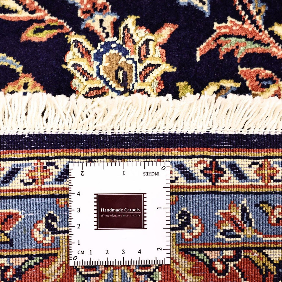 Persisk matta - Bijar - Kungliga - 220 x 136 cm - mörkblå