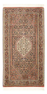 Persisk matta - Bijar - 134 x 70 cm - mörk beige