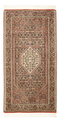 Persisk matta - Bijar - 134 x 70 cm - mörk beige