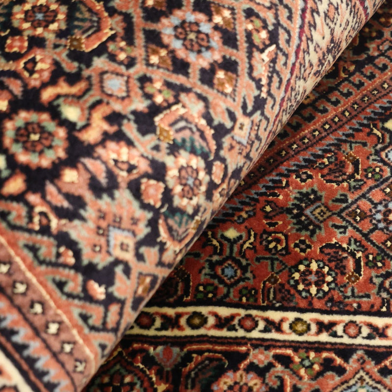 Persisk matta - Bijar - 134 x 70 cm - mörk beige