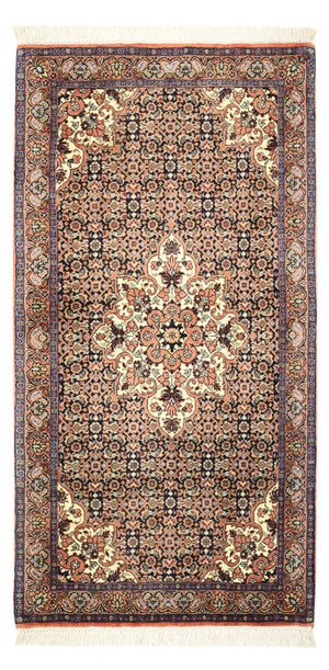 Persisk matta - Bijar - 138 x 72 cm - mörk beige