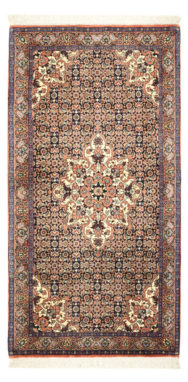Persisk matta - Bijar - 138 x 72 cm - mörk beige
