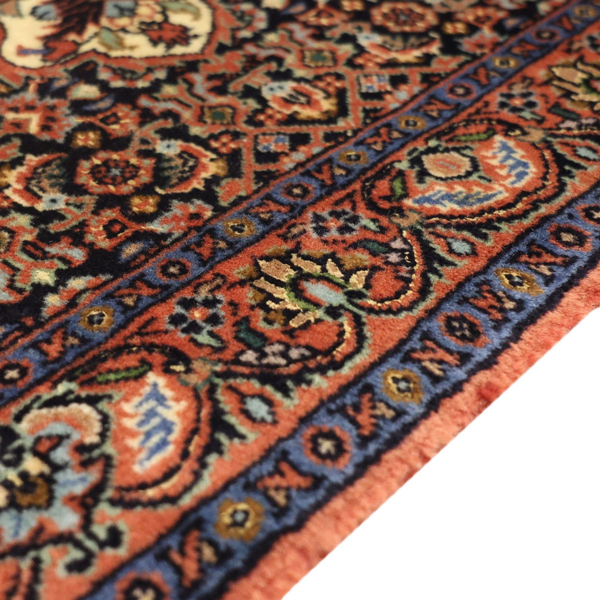 Persisk matta - Bijar - 138 x 72 cm - mörk beige