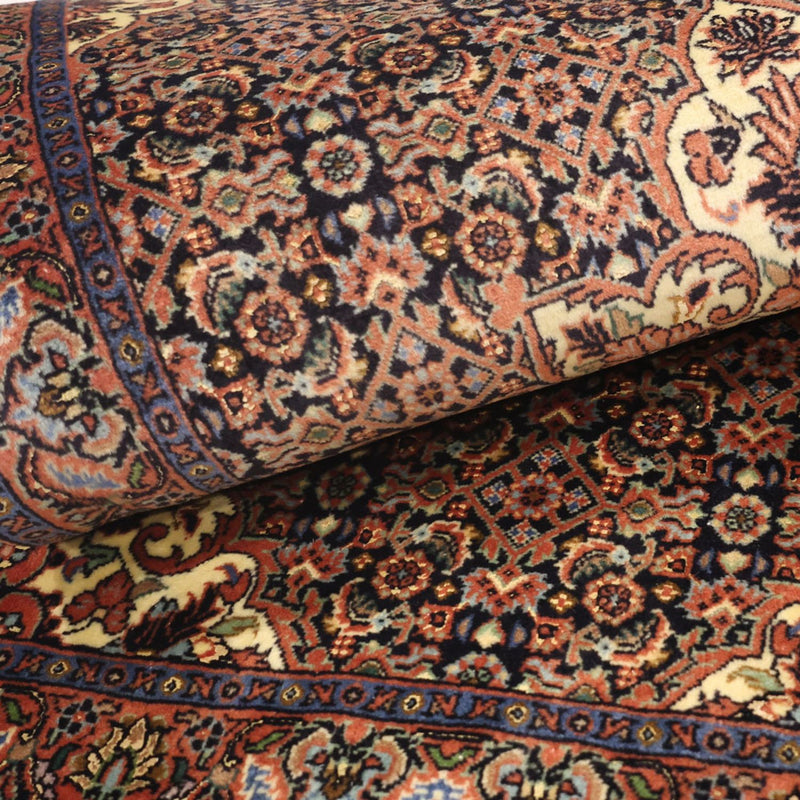 Persisk matta - Bijar - 138 x 72 cm - mörk beige