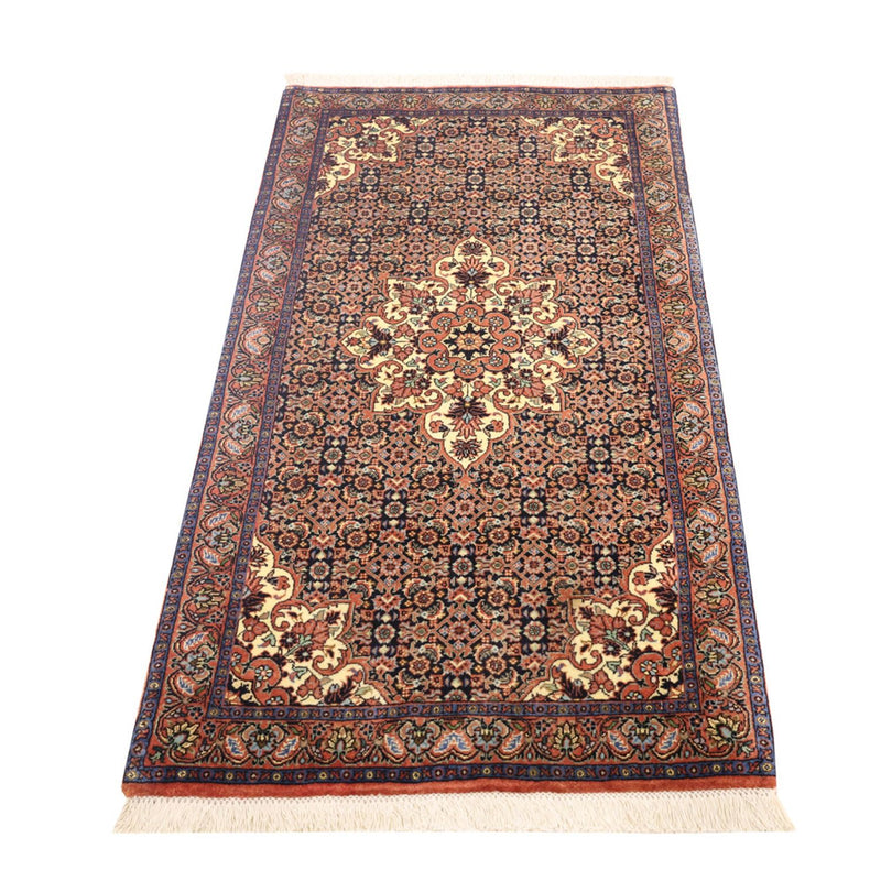 Persisk matta - Bijar - 138 x 72 cm - mörk beige