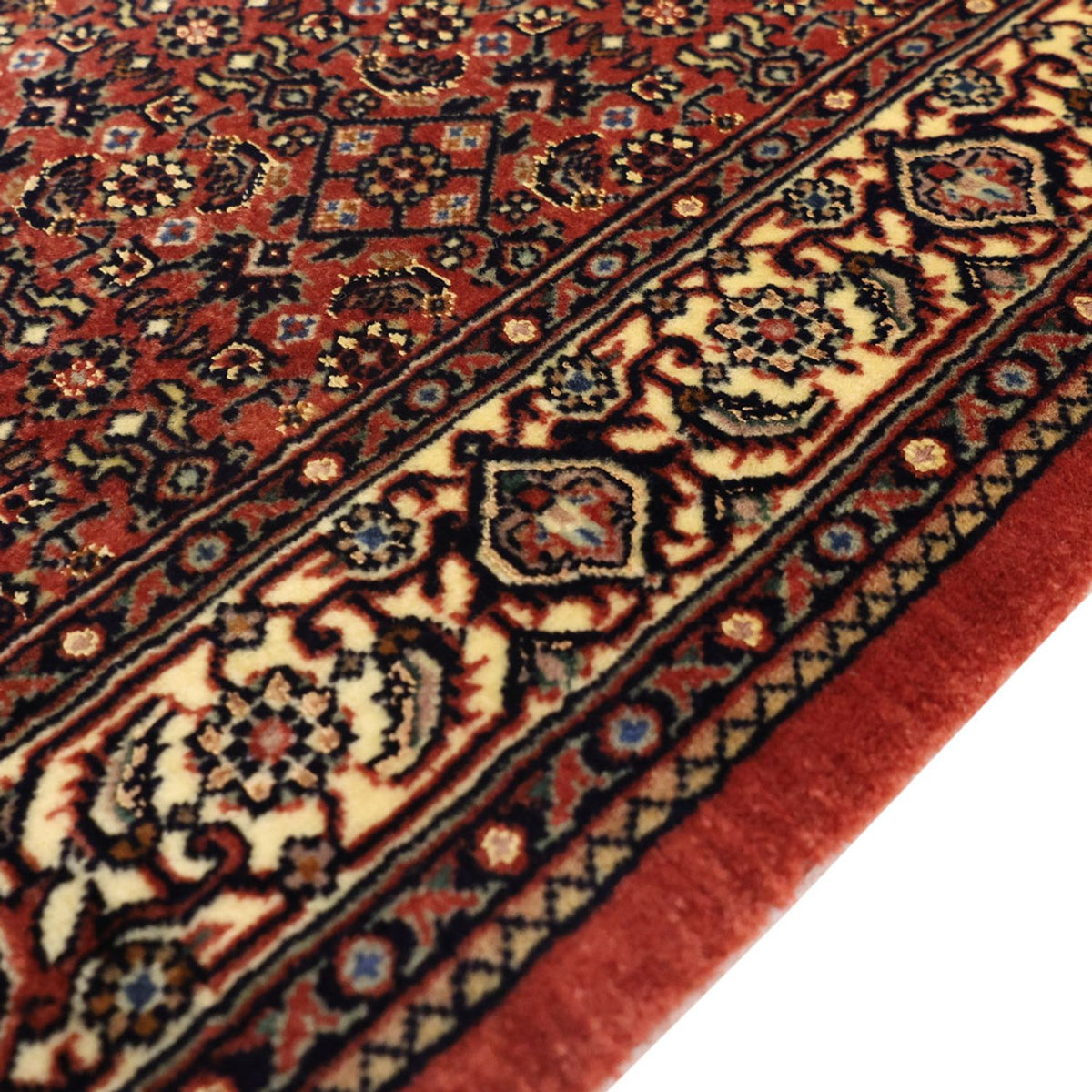 Persisk matta - Bijar - 142 x 72 cm - mörk beige