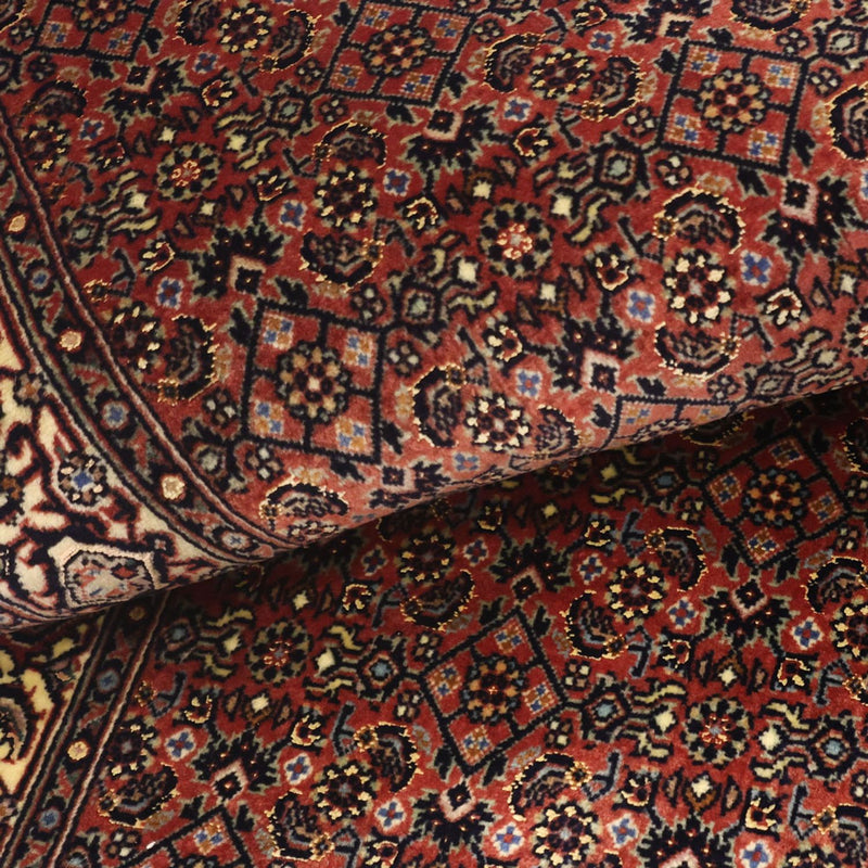 Persisk matta - Bijar - 142 x 72 cm - mörk beige