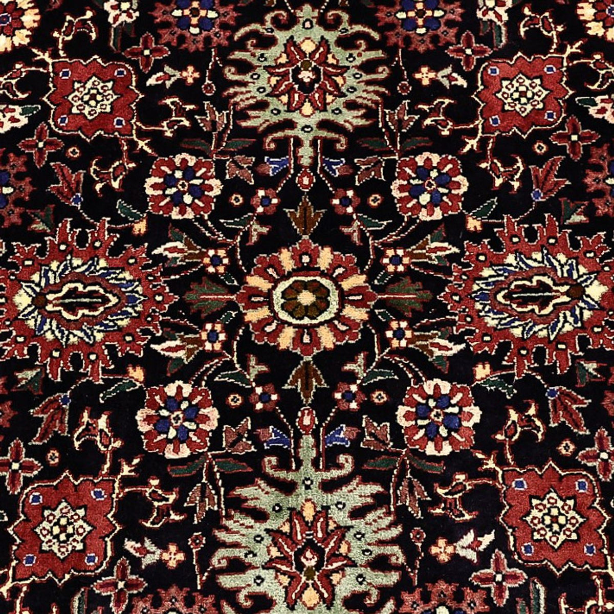 Persisk matta - Bijar - Kungliga - 212 x 130 cm - mörkblå