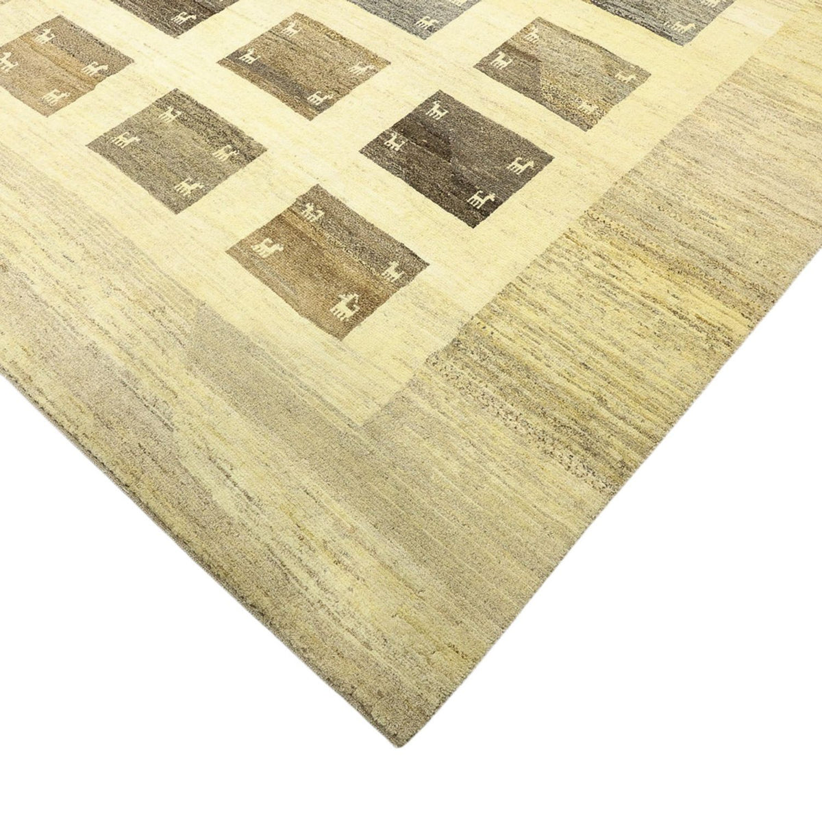 Gabbeh-matta - persisk - 292 x 203 cm - flerfärgad