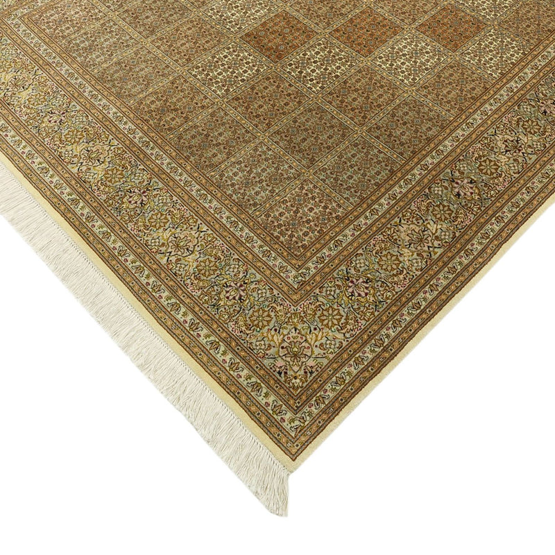 Persisk matta - Tabriz - Royal - 208 x 149 cm - mörk beige