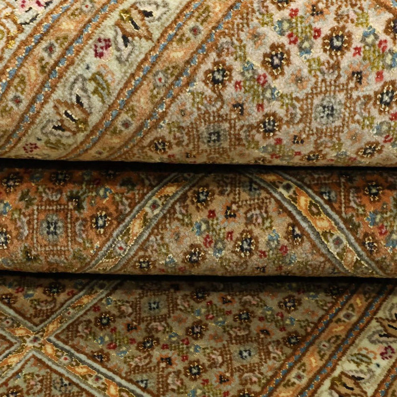 Persisk matta - Tabriz - Royal - 208 x 149 cm - mörk beige