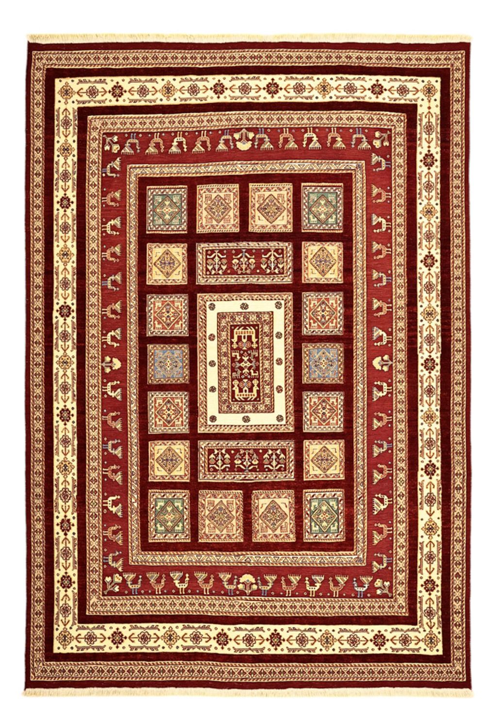 Kelim Carpet - orientalisk matta - 241 x 171 cm - flerfärgad