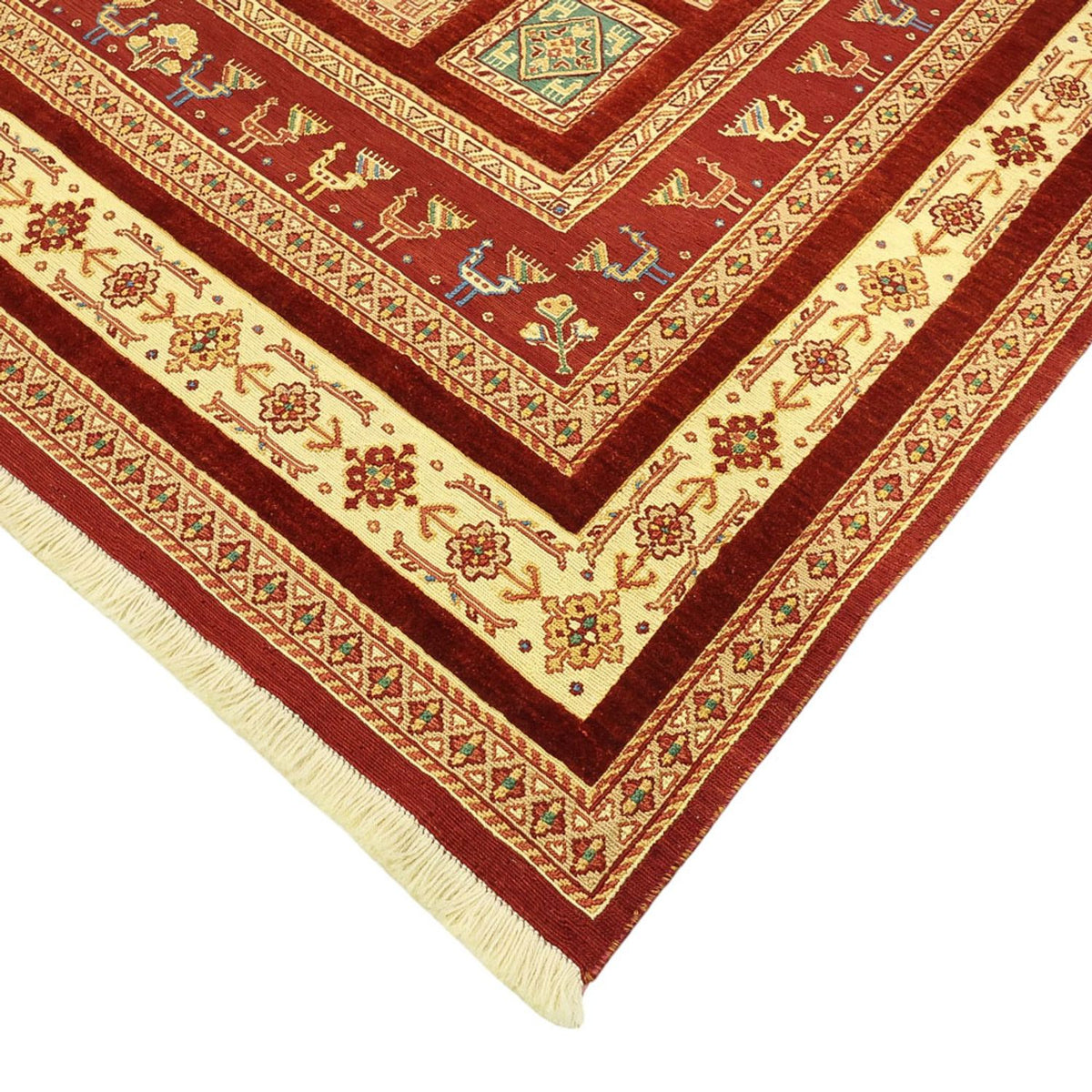 Kelim Carpet - orientalisk matta - 241 x 171 cm - flerfärgad